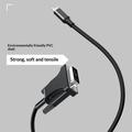 HC-65 USB-C til DVI-kabel / videoadapter 1.9m - svart
