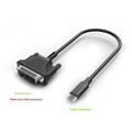 HC-65 USB-C til DVI-kabel / videoadapter 1.9m - svart