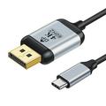 HD022 USB-C til DisplayPort-kabel - 1.8m - svart