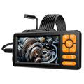 HD813 5m industrielt boreskop/endoskop med 4.3" IPS-skjerm, 1080p, 8mm objektiv - svart