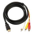 HDMI til 3 RCA video-/lydadapterkabel - 1.5m
