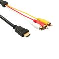 HDMI til 3 RCA video-/lydadapterkabel - 1.5m
