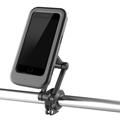 HL-69 Sykkelstyreholder for mobiltelefonholder Vanntett telefonveske Sykkel motorsykkel berøringsskjermholderbrakett