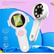 HM020J Digitalt forstørrelsesglass / minimikroskop og kamera for barn - rosa