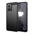 HMD Fusion Børstet TPU-deksel - karbonfiber - svart