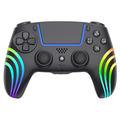 HS-PS5230 6-akset gyroskopisk RGB trådløs spillkontroller for PlayStation 5/PC - svart