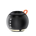 HT-571 5-i-1 magnetisk trådløs lader med Bluetooth-høyttaler og nattlys - svart