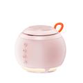 HT-571 5-i-1 magnetisk trådløs lader med Bluetooth-høyttaler og nattlys - rosa