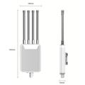 HW1800M Utendørs AX1800 WiFi 6 trådløs ruter / WiFi-forsterker - 4 stk. 7 dBi-antenner
