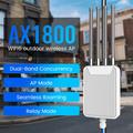 HW1800M Utendørs AX1800 WiFi 6 trådløs ruter / WiFi-forsterker - 4 stk. 7 dBi-antenner