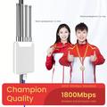 HW1800M Utendørs AX1800 WiFi 6 trådløs ruter / WiFi-forsterker - 4 stk. 7 dBi-antenner