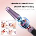 HX-09 Trådløs elektrisk neglefil - 4 hastigheter, USB-C - Lilla