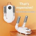 HXQ-07 sammenleggbar skotørker med smart timer - 130W - hvit