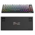 HXSJ X81 mekanisk tastatur med 81 taster og tre driftsmoduser - svart