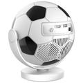 HY300F bærbar projektor i fotballform - WiFi 6, Android 14 - hvit / svart