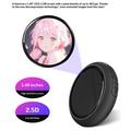 HZ02 1.48" smart skjermbrikke - Bluetooth 5.0, støtte for GIF og video, RGB-effekter - svart