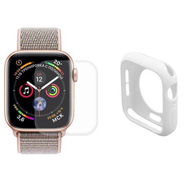 Hat Prince Apple Watch Series SE (2022)/SE/6/5/4 Full Beskyttelsessett - 40mm - Hvit