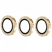 Samsung Galaxy S26+ Hat Prince Glitter Kamera Linse Beskyttelse - Gull