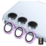 Samsung Galaxy S26+ Hat Prince Glitter Kamera Linse Beskyttelse - Lilla