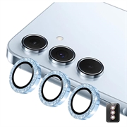 Samsung Galaxy S26/S26 Pro Hat Prince Glitter Kamera Linse Beskyttelse - Blå