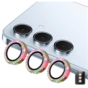 Samsung Galaxy S26 Hat Prince Glitter Kamera Linse Beskyttelse - Fargerik