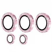 Samsung Galaxy S26 Ultra Hat Prince Glitter Kamera Linse Beskyttelse - Rosa