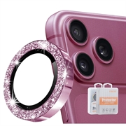 iPhone 18 Pro/18 Pro Max Hat Prince Glitter Kamera Linse Beskyttelse - Burgunderrød