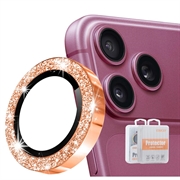 iPhone 18 Pro/18 Pro Max Hat Prince Glitter Kamera Linse Beskyttelse - Oransje