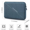 Haweel HWL7014 Slim Laptop-veske - 12.5"-13.5″ - Blå