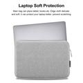 Haweel HWL7014 Slim Laptop-veske - 12.5"-13.5″ - Lysegrå