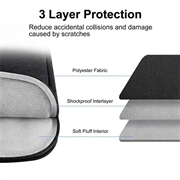 Haweel Slim-veske til nettbrett/bærbar PC - 9.7"-11"