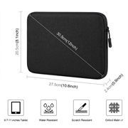 Haweel Slim-veske til nettbrett/bærbar PC - 9.7"-11"
