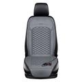 Oppvarmet vinterpute for bilsete - grå
