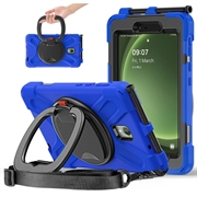 Samsung Galaxy Tab Active5 Heavy Duty 360 Deksel med Håndrem - Blå / Svart
