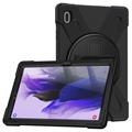 Samsung Galaxy Tab S7 FE Heavy Duty 360 Deksel med Håndrem - Svart
