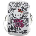 Hello Kitty Graffiti Kitty Head Smartphone skulderveske - hvit