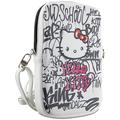 Hello Kitty Graffiti Kitty Head Smartphone skulderveske - hvit