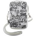 Hello Kitty Graffiti Kitty Head Smartphone skulderveske - hvit