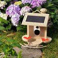 HiBirds Smart WiFi fuglemater med kamera - Lysebrun