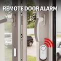 Dør-/vindusalarm med høy decibel og fjernkontroll