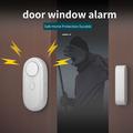 Dør-/vindusalarm med høy decibel og fjernkontroll