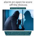 Dør-/vindusalarm med høy decibel og fjernkontroll