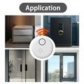 Høysensitiv dør-/vindusalarm - 130dB glassknusningsdetektor med fjernkontroll