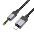 Hoco UPA32A Lightning til 3.5mm lydkabel - 1m - Svart