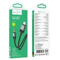 Hoco UPA32A Lightning til 3.5mm lydkabel - 1m - Svart