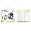 Hoco Y107 4G-smartklokke for barn med GPS - svart
