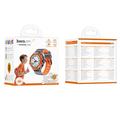 Hoco Y107 4G-smartklokke for barn med GPS - Oransje