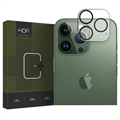 iPhone 15 Pro/15 Pro Max Hofi Cam Pro+ Kameralinsebeskytter i Herdet Glass - Gjennomsiktig / Svart