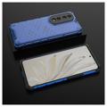 Honeycomb Armored Honor 70 Pro Hybrid-deksel - Blå