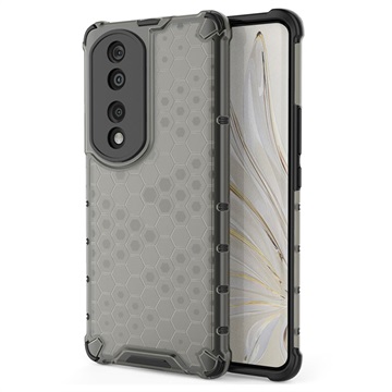 Honeycomb Armored Honor 70 Pro Hybrid-deksel - Svart